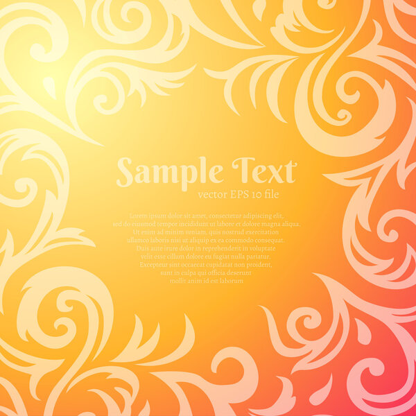 background with  floral pattern