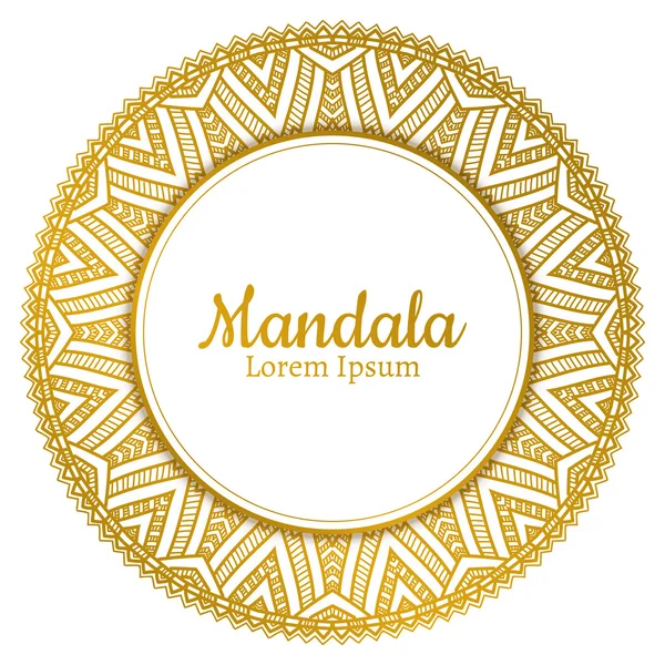 Hermoso elemento Mandala . — Vector de stock