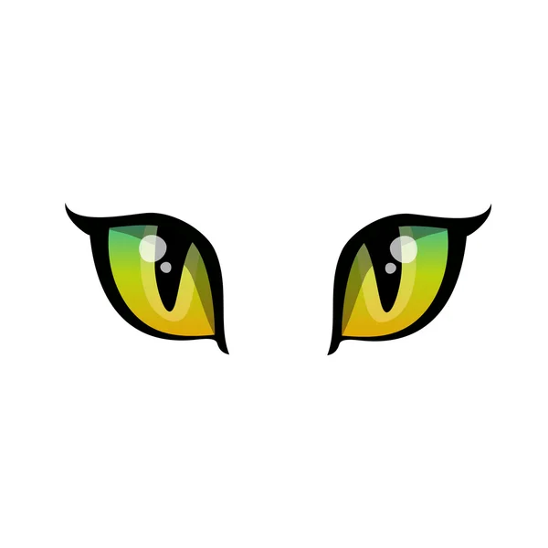 Cat eyes illustration — Stock Vector