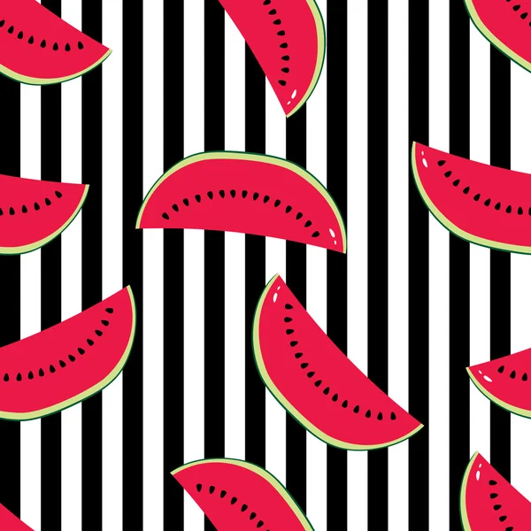 Watermelon  seamless pattern — Stock Vector