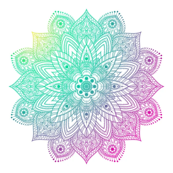 Frumos element Mandala . — Vector de stoc