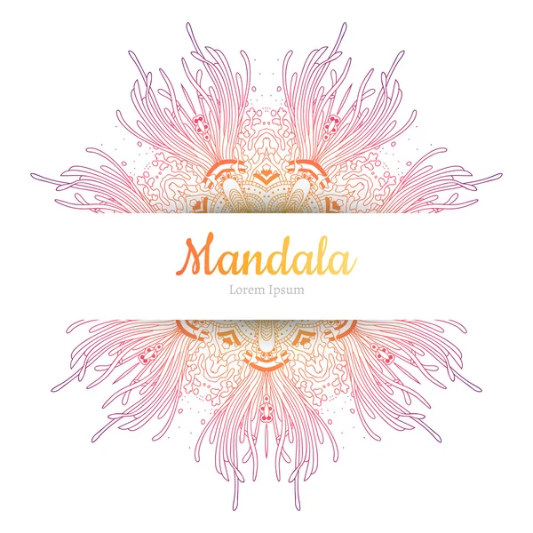 Prachtige Mandala element. — Stockvector