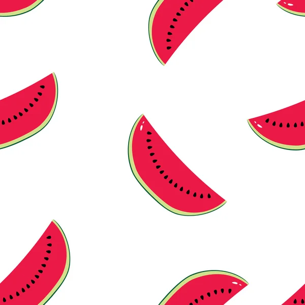 Watermelon  seamless pattern — Stock Vector