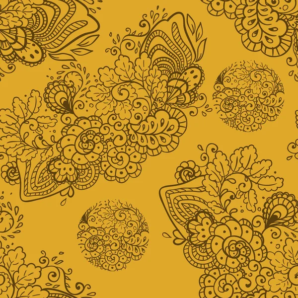 Fond avec un motif floral — Image vectorielle