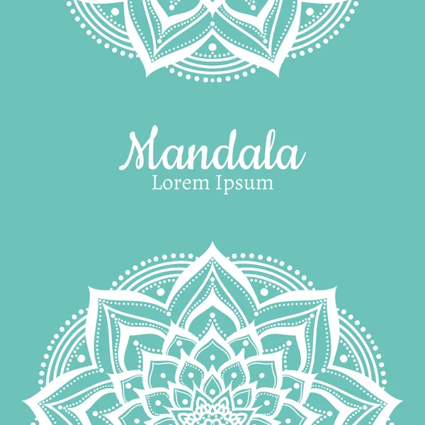 Hermoso elemento Mandala — Vector de stock