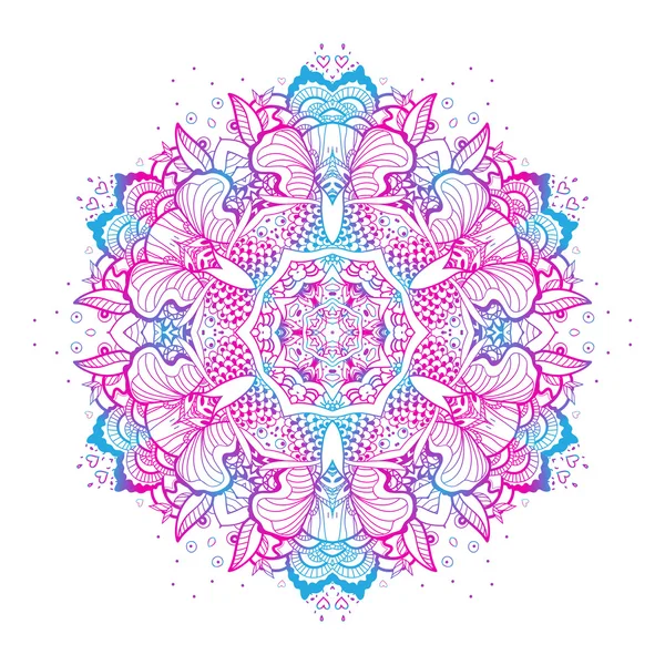 Hermoso elemento Mandala . — Archivo Imágenes Vectoriales