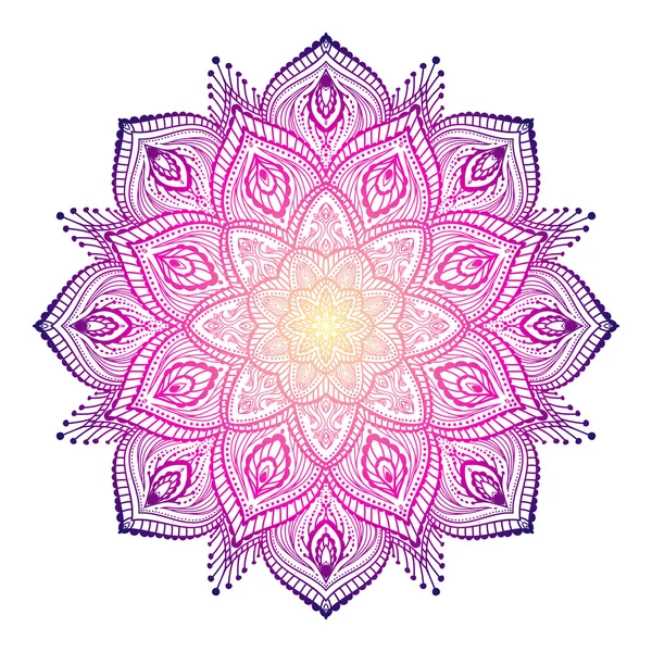 Schönes Mandala-Element. — Stockvektor