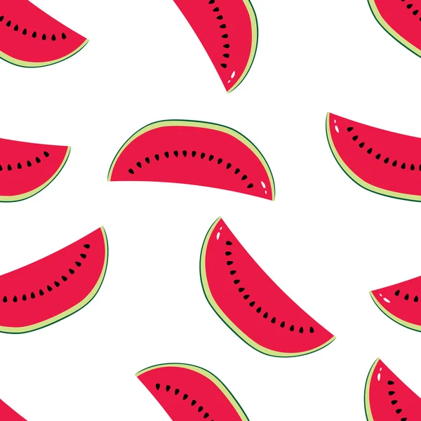 Watermelon  seamless pattern — Stock Vector