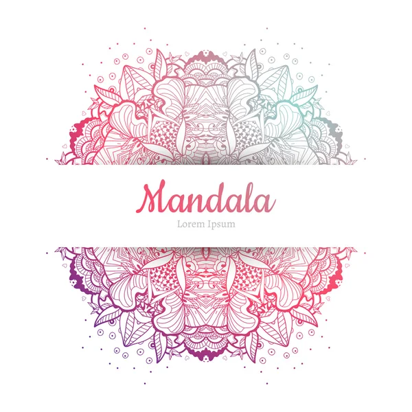 Prachtige Mandala element. — Stockvector