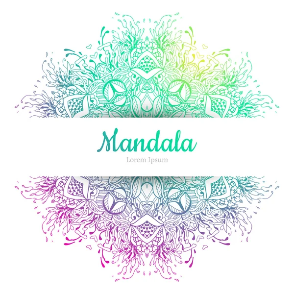 Prachtige Mandala element. — Stockvector