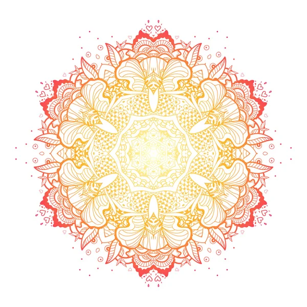Hermoso elemento Mandala . — Archivo Imágenes Vectoriales