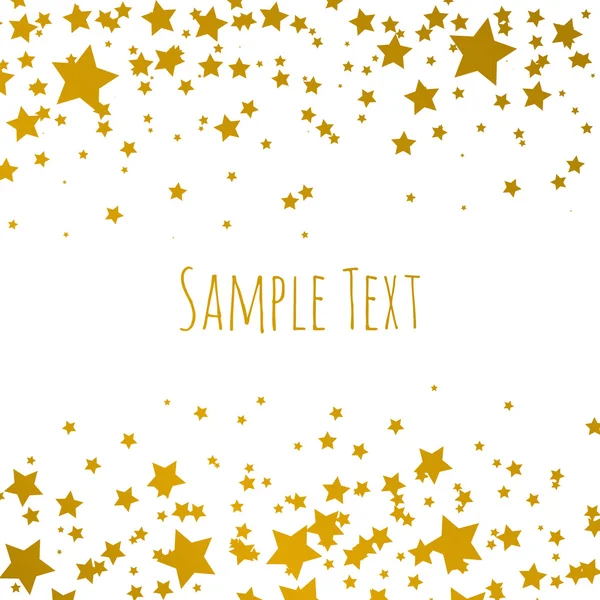 stock vector background with gold stars