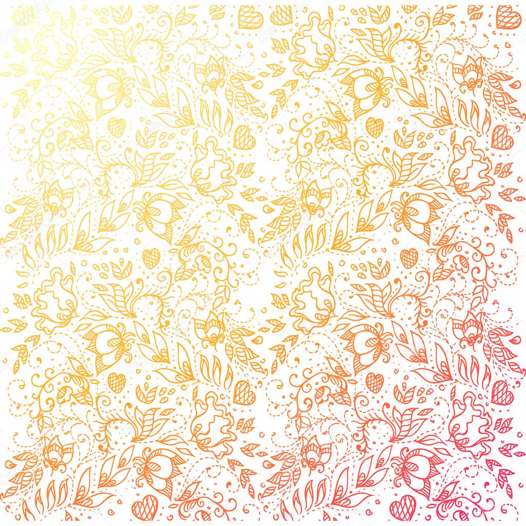 background with a flowers pattern