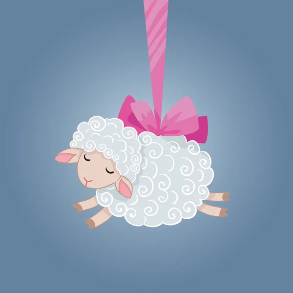 Illustratie van de sheeps — Stockvector