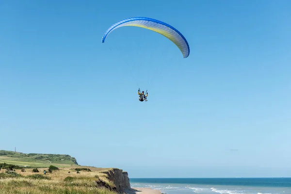 Paragliding Cliff Northern France — Stock Photo, Image
