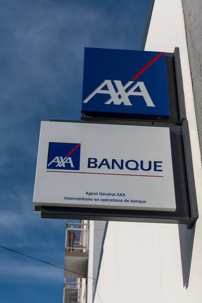 Paris France February 2020 Agency Axa Insurance Paris — 스톡 사진