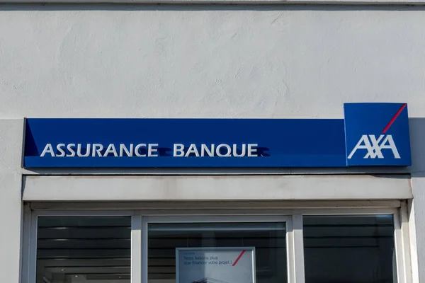 Paris France February 2020 Agency Axa Insurance Paris — 스톡 사진