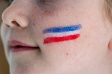 Fransa takımının genç destekçisi