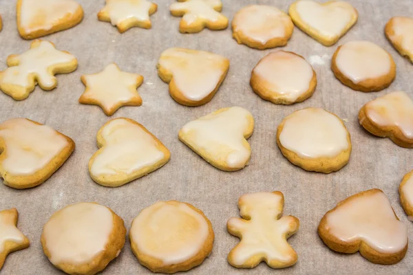 Gotowania ciasteczka świąteczne — Zdjęcie stockowe