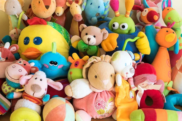 Brinquedos macios — Fotografia de Stock