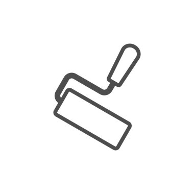 Boya silindiri, vektör yapılandırması ve tamir aracı simgesi