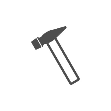 Çekiç, vektör yapısı ve tamir aracı simgesi
