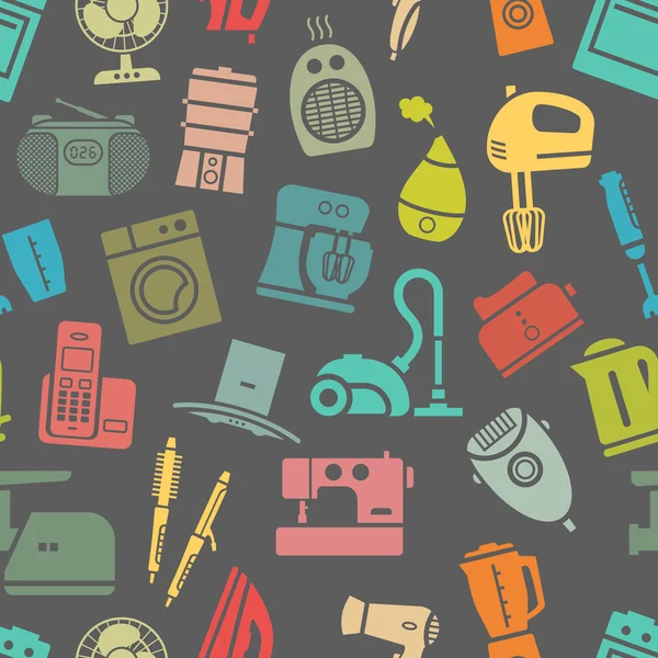 Hipster tema y cultura conjunto de iconos vectoriales en patrón marrón