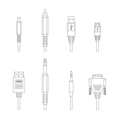 Contour vector various audio connectors and inputs