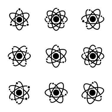 Vektör atom Icon set