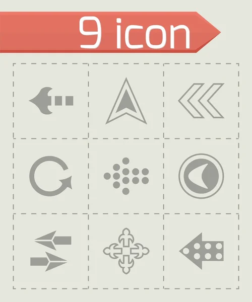 Vector Arrows icon set — Stock Vector