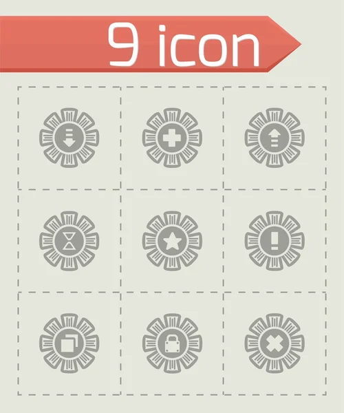 Vector Archive icon set — Stock Vector