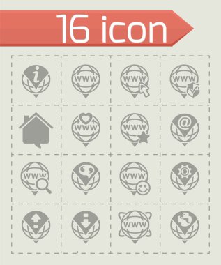 Internet simge seti vektör