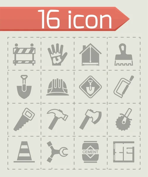 Vektör inşaat Icon set — Stok Vektör