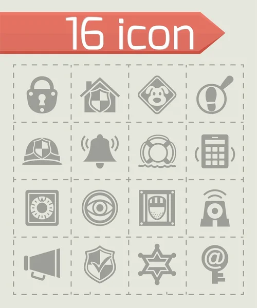 Vektör güvenlik Icon set — Stok Vektör