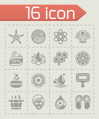 Vektör Spa Icon set