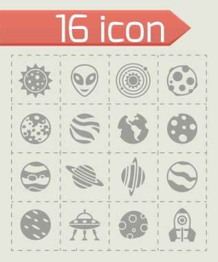 Vektör uzayı Icon set