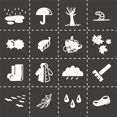 Vektör sonbahar Icon set