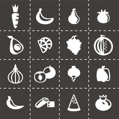 Vektör çiçek Icon set