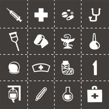 vektör tıp Icon set
