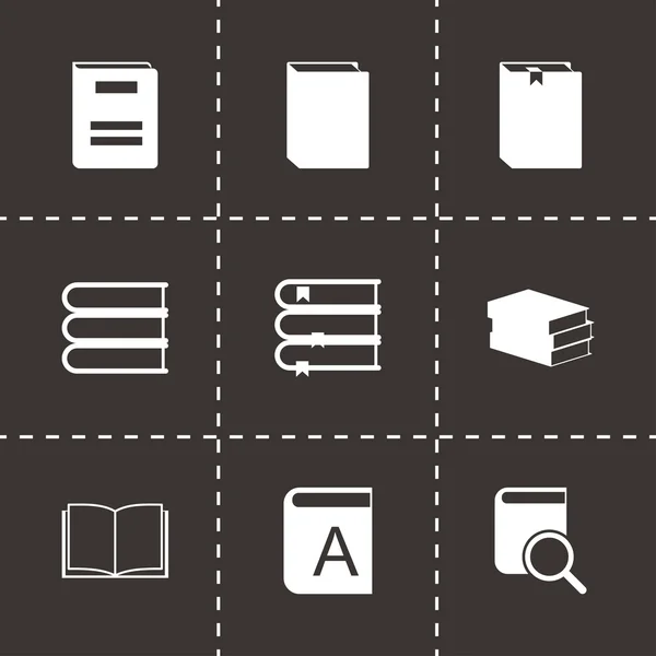 Vector Zwartboek icons set — Stockvector