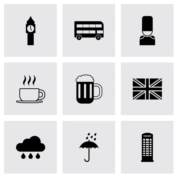 Vektor London Icon Set — Stockvektor