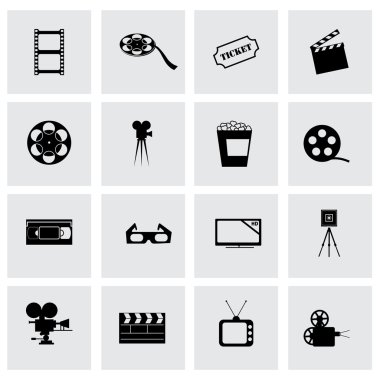 vektör sinema Icon set