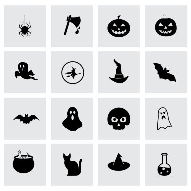 Vektör Cadılar Bayramı Icon set