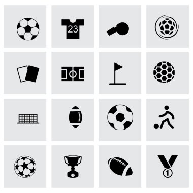 vektör futbol Icon set