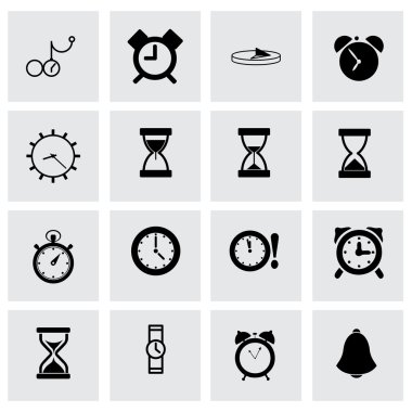 Vektör zaman Icon set