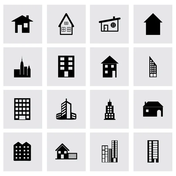 Vektör Icon set bina