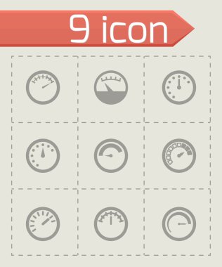 Vektör metre Icon set