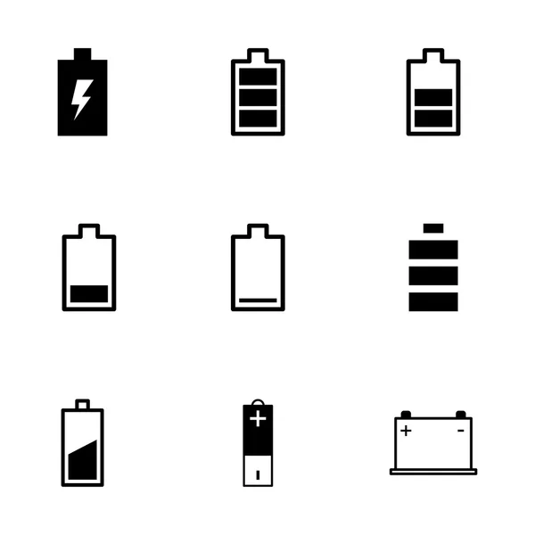Vector battery icon set Stock Vector Image by ©annexs 58566391