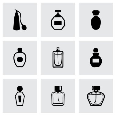 Vektör parfüm Icon set