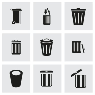 Vektör çöp Icon set